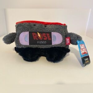 NWT BumBumz - Rose VHS Tape - Schitt’s Creek Rose Video VHS Plush 7.5”